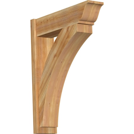 Ekena Millwork Thorton Rough Sawn Traditional Outlooker, Western Red Cedar, 8"W x 30"D x 38"H OUT08X30X38THR01RWR